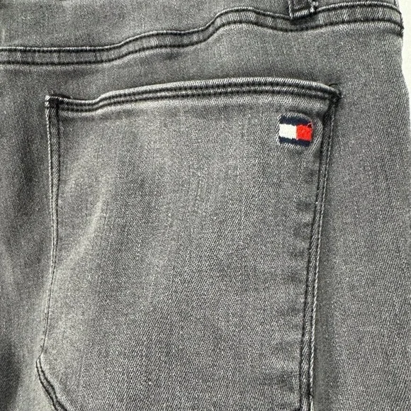 Tommy Hilfiger Women's 12 High Rise Gray Straight Leg Jeans Soft Stretch Denim - Picture 2 of 9